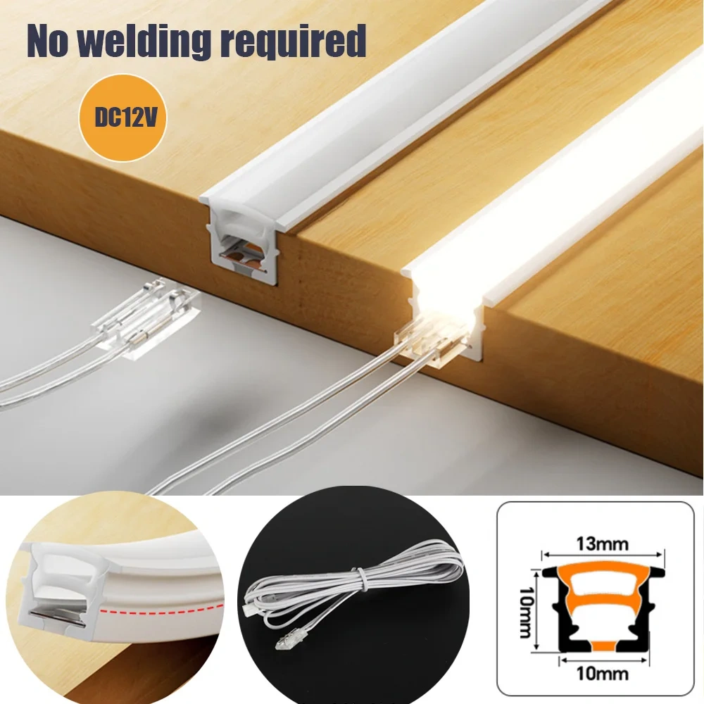 Free Welding 12V Neon LED Strip Cabinet Light