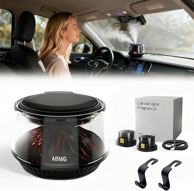 Volcano & Glacier Car Air Freshener